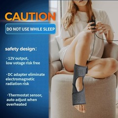 Ankle Heating Pad for Achilles Tendonitis and Plantar Fasciitis Relief, Heate…
