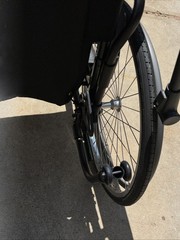 Quickie LXI Transit Folding Wheelchair In Mint Condition 18×17 Inches
