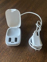 Miracle Ear Charge Charger Case – White W/Lid MECHARGE B/R 2 – No Hearing Aids