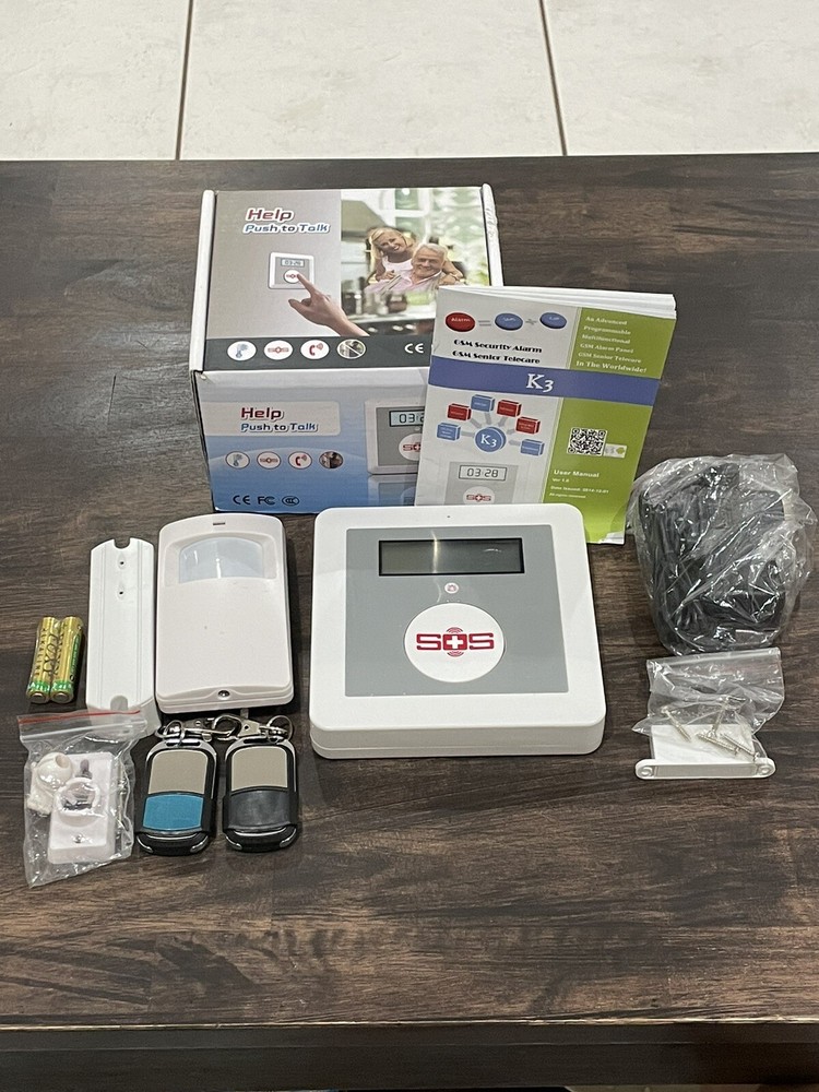 GSM K3 SOS Senior Telecare Emergency Call System READ DESCRIPTION (F4)