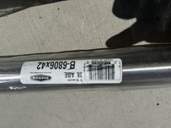 Bobrick B-6806X42 42in Stainless Straight Grab Bar Wall Mount ADA 500lb
