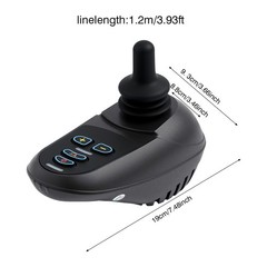 DC 24V Universal Electric Wheelchair Joystick Controller 4 Key 5 Gears IPX3