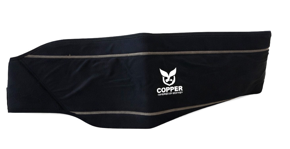 Copper Compression Back Brace Belt W36″-42″ Black 88% Copper Nylon 12% Spandex