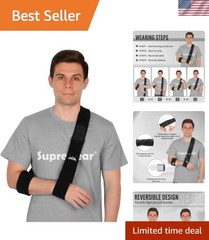 Adjustable Arm Support Strap, Lightweight Shoulder Immobilizer for Injured El…