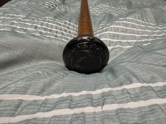 Vintage Wood Came With Brass Handle