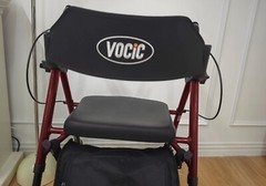 Walkers for Seniors, Rollator Walker with SeatSupports 330lb, 8″ Big Wheels-used
