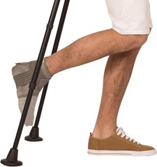 Crutch Tips 3/4 Inch x2 Units, All Terrain Non-Slip Cane Tips, Heavy Duty Rub…