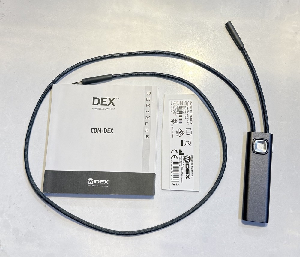 Widex Com-Dex Bluetooth Streamer For Widex Hearing Aids Anthracite Gray