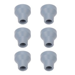 19mm 6pcs Rubber Cane Tips Wear Resistant Stable Heavy Duty Soft Rubber Crutch