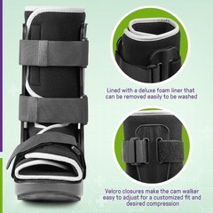 Pediatric Walking Boot Kids Children’s Ankle Support Shoe 6.5-8 Years Old