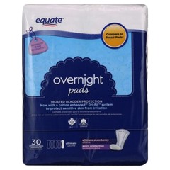Equate Women’s Overnight Ultimate-Extra Coverage Incontinence Pads