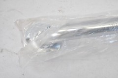 Knurled Grab Bar w Hardware For Bathroom Shower 17″ Center To Center Silver