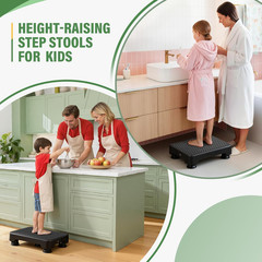 SOYO Mobility One Step Stool, Heavy Duty Indoor Outdoor Non-Slip Small Step Plat