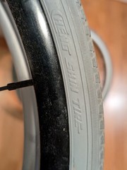 TiLite 22″ Spinergy SPOX Wheelchair Wheels 22×1-3/8 (w/ Solid core tires)