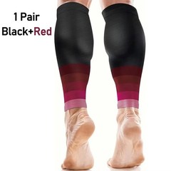 Calf Sleeves Leg Support Compression Socks Running Shin Splint Varicose Vein