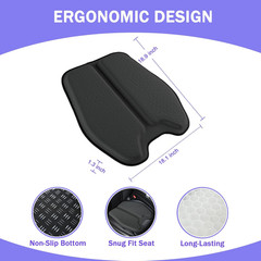 Soft Thin Gel Seat Cushion 1 for Car Office Wheelchair Tailbone Sciatica Relief