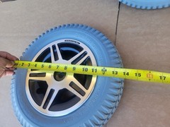 NEW – DRIVE WHEELS / TIRES 3.00-8 For JAZZY 614HD POWER WHEELCHAIR Rims