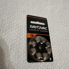 77 Rayovac Size 13 Loud N’ Clear Hearing Aid Batteries 1.45v Exp. 2/2027