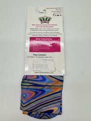 Celeste Stein Therapeutic Compressions Knee Length Women’s Socks -Blue Plus Size