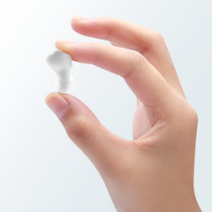 JINGHAO 1 Pair Rechargeable Hearing Aids Touch Operate Hearing Amplifier