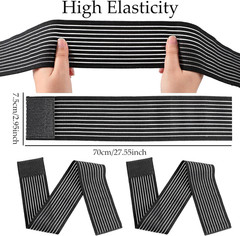 Compression Bandage Wraps for Leg, Elastic Calf Compression Sleeve Ankle Support