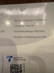 Hearing Aids, Hearing Aids for Seniors with Bluetooth, Rechargeable Sealed!