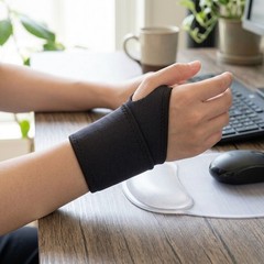 3Pairs Adjustable Wrist Compression Braces, Support Wraps for Gym & Recovery