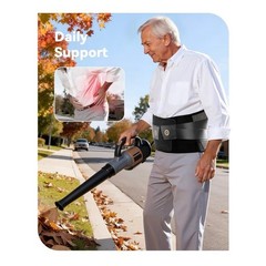 Black and Gray Lumbar Support Belt (A94)