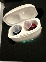 F20D1 Pair CIC Rechargeable Hearing Aid Amplifier Invisible Ear Sound ITC