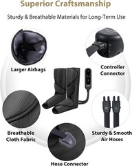 Fit King Leg Massager for Circulation Pain Relief, Air Compression Pain Relief