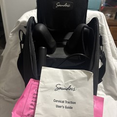 Saunder Cervical Traction Neck Device with Deluxe Carrying Bag & Manual Great