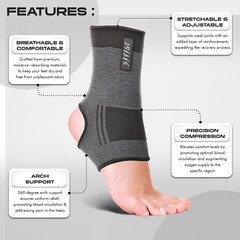 BeSavage Foot plantar fasciitis ARCH SUPPORT Compression socks Foot PAIN RELIEF