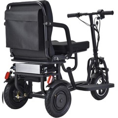 700W 3-Wheel Double Motor Folding Lightweight Electric Mobility Scooter w/Basket