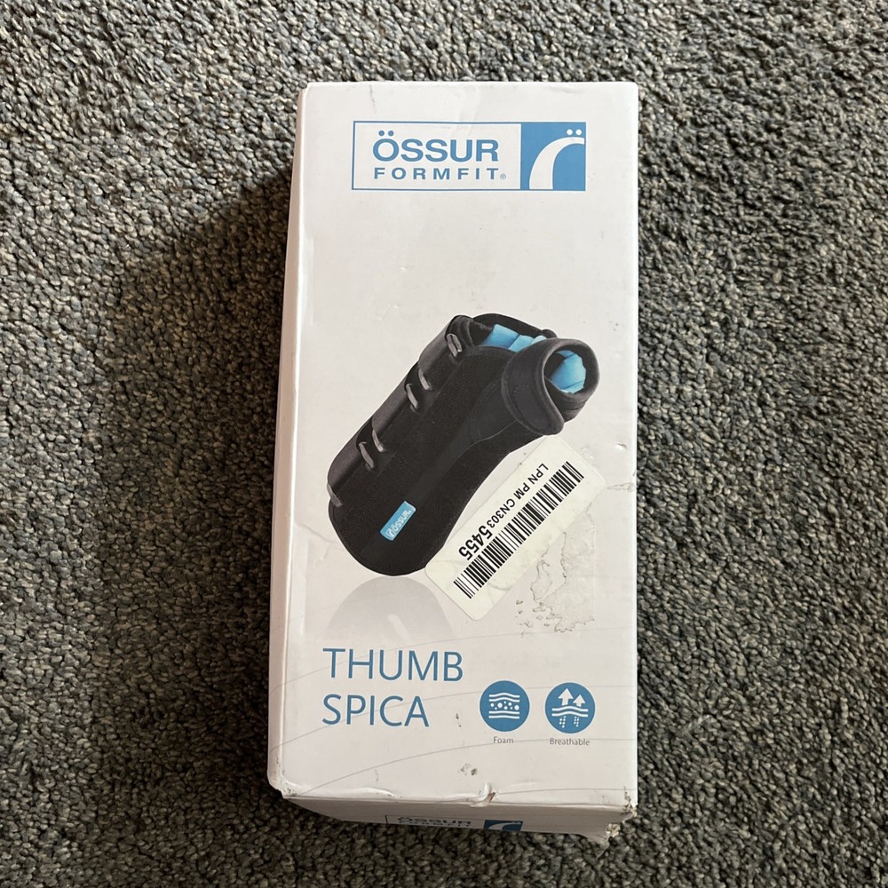 Ossur Formfit Thumb Spica Splint | Tendonitis | Post-Casting |Sprain.. Right Sm