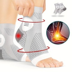 1 Pair Ankle Compression Socks Open Toe Arch Support Foot Sleeves for Sports