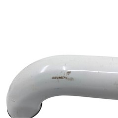 White Powder Coated Steel Grab Bar for Bath and Shower Safety 18 Inches WF447