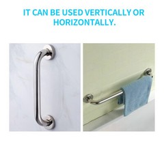 Strong Stainless Steel Grab Bar Bathroom Handicap Toilet Safety Handle Support