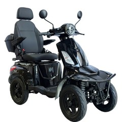 1000W All Terrain 4 Wheel Mobility Scooter 60V 3 Speed For Adults Seniors Black