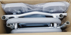 Elevated Toilet Seat Riser w/ Handles 400 lb Support Adjustable Width & Height