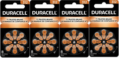 Duracell Hearing Aid Batteries Size 312 – Fast Shipping- Fresh Exp-2029