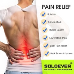 Copper Back Braces for Lower Back Pain, Breathable Lumbar Support Belt for Me…