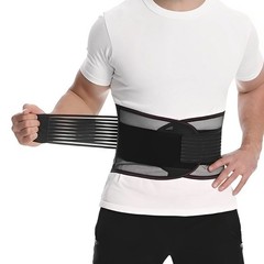 Adjustable Lower Back Brace Lumbar Support Waist Belt For Men Women Pain Relief