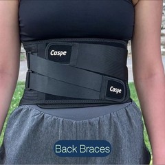 Lower Back Support Brace Adjustable Work Lumbar Belt for Pain Relief Men Women