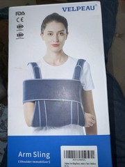 Velpeau Medical Arm Sling Shoulder Immobilizer Medium Blue Cotton See Notes