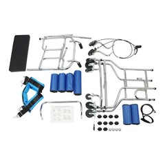 Adjustable Adult Standing Walker 8-Wheels Walking Aid for Patients and elder