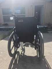 A new Quickie folding wheelchair