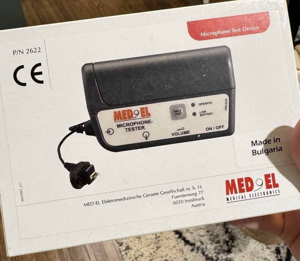 Med-el Microphone Tester Device opus Tempo Cochlear implant MedEl