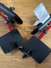 Invacare Solara 3G Recliner Wheelchair Red Adjustable Footrests Parts