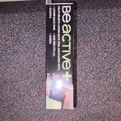 BeActive+ Adjustable Calf Wrap for Back Pain Relief, Black, Unisex One Size