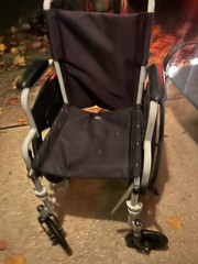 Health Line lightweight transport Folding wheelchair